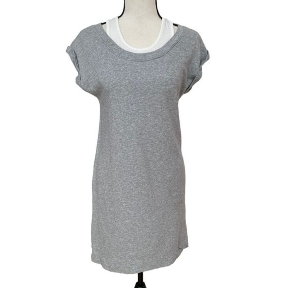 Fabletics Tasha Mini Dress Gray Athletic Knit Sz XXS cotton blend